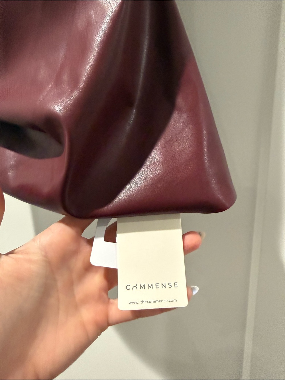 Commense Burgundy Sleeveless Top - Picture 2 of 3